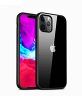 Etui i futerały do telefonów - D-Pro Crystal Hybrid etui obudowa pokrowiec do iPhone 11 Pro Max (Clear/Black) - miniaturka - grafika 1