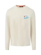 Koszule męskie - Napapijri Męska koszula z długim rękawem - Fiemme Mężczyźni Bawełna beżowy|wielokolorowy nadruk, S - miniaturka - grafika 1