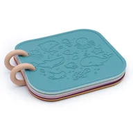 Zabawki do kąpieli - We Might Be Tiny, Silikonowa Książeczka Do Kąpieli, Sea Animals - miniaturka - grafika 1