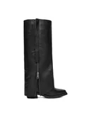 Kozaki damskie - G-Star Raw Kozaki EO-YUKI-25FW65 Czarny - miniaturka - grafika 1