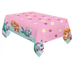 Procos Obrus foliowy "Paw Patrol Skye and Everest", PROCOS, 180 x 120 cm 90278 - Dekoracje i nakrycia stołu na imprezę - miniaturka - grafika 2