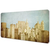 Podkładki na biurko - Podkładka na całe biurko Architektura Manhattan 90x45 cm - miniaturka - grafika 1