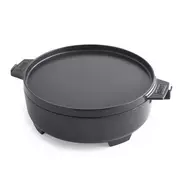 Szczypce do grilla - WEBER KOCIOŁEK ŻELIWNY DUTCH OVEN DUO EMEA 8857 - miniaturka - grafika 1