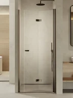 Ścianki i drzwi prysznicowe - Drzwi prysznicowe New Trendy New Soleo 90x195 wnękowe grafit prawe D-0543A - miniaturka - grafika 1