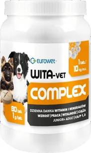EUROWET Wita-Vet Ca/P 1,3 (1g) - Junior/Adult - Suplementy i witaminy dla psów - miniaturka - grafika 1