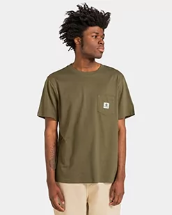 Quiksilver Męska bluzka Basic Pocket Label Ss (1 opakowanie) - Koszulki męskie - miniaturka - grafika 1