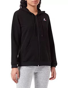 Le Coq Sportif Damska bluza z kapturem ESS Fz nr 1 W, czarna, L - Bluzy damskie - miniaturka - grafika 1