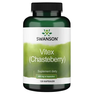 Vitex (Chasteberry) - Niepokalanek 400 mg (120 kaps.) - Suplementy diety - miniaturka - grafika 1