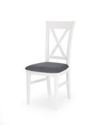 Krzesła - Halmar Krzesło do kuchni z poduszką BERGAMO - białe - miniaturka - grafika 1