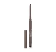Eyelinery - Maybelline TATTOO LINER - Smokey Gel Pencil - Automatyczny eyeliner w kredce z gąbką - SMOKEY GREY - miniaturka - grafika 1