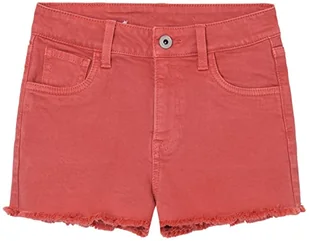 Pepe Jeans Dziewczęce szorty Patty, Czerwony (Studio Red), 12 Lata - Spodenki damskie - miniaturka - grafika 1