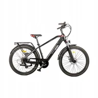 Rowery elektryczne - Rower elektryczny Trekkingowy NASA USA Mimas E-BIKE 27,5" Czarny 468wh - miniaturka - grafika 1