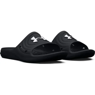 Damskie Klapki UNDER ARMOUR UA W LOCKER IV SL 3027013-001 – Czarny - Klapki i japonki damskie - miniaturka - grafika 1