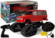 Zabawki zdalnie sterowane - Import LEANToys Auto Terenowe Amfibia 4x4 Zdalnie Sterowane 1:12 R/C Czerwone - miniaturka - grafika 1