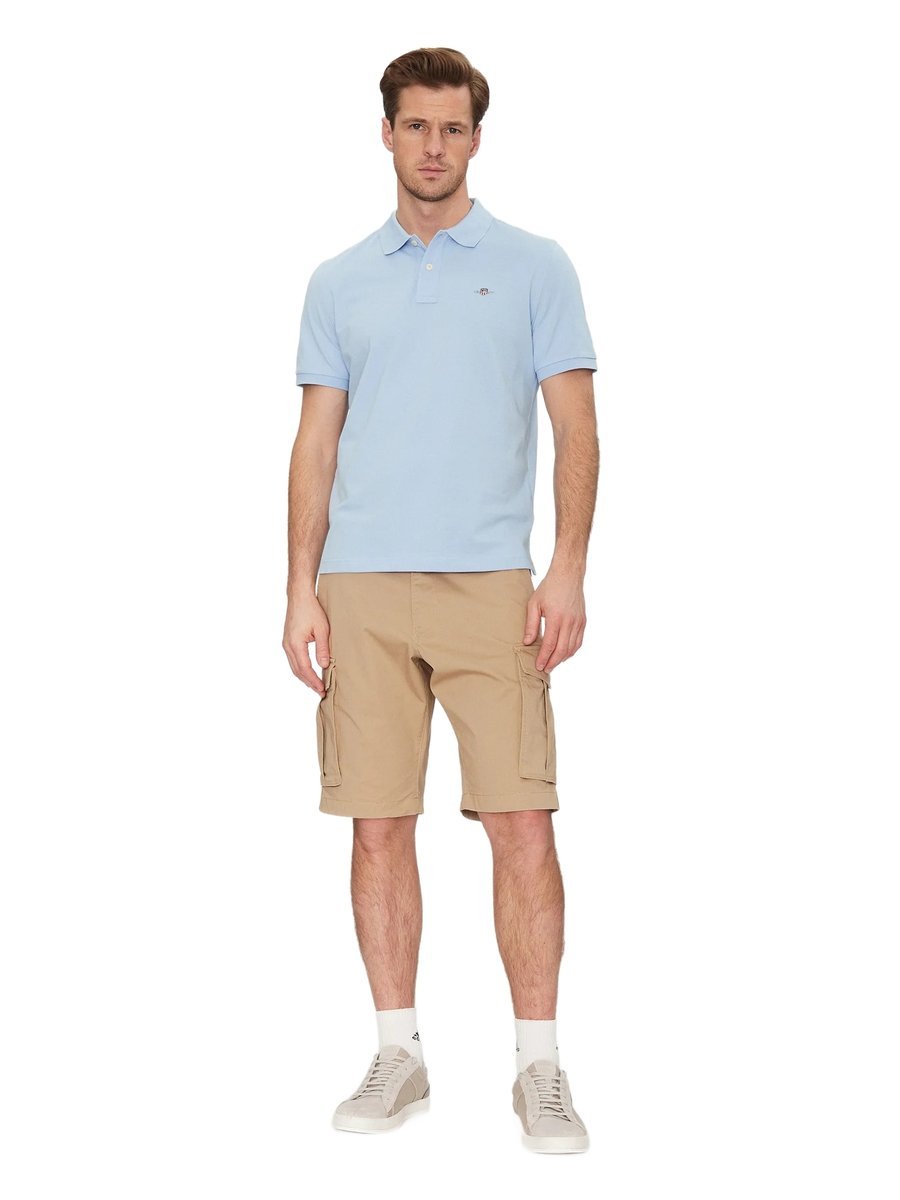 GANT NIEBIESKA KOSZULKA POLO Z KRÓTKIM RĘKAWEM XL OPA