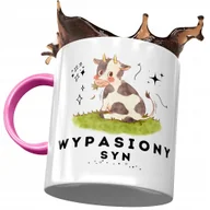 Kubki - Kubek Różowy Dla Syna na Dzień Dziecka na Prezent z Nadrukiem ze Zdjęciem + Opakowanie na prezent (wzór 03) - miniaturka - grafika 1