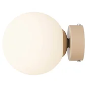 Lampy ścienne - Kinkiet ścienny Ball Wall 1076C17_S biurkowa beżowa - miniaturka - grafika 1