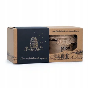 Zestaw miodów seria Beskidy Wielokwiatowy Lipowy 2x250g dla Nauczyciela - Miód - miniaturka - grafika 1