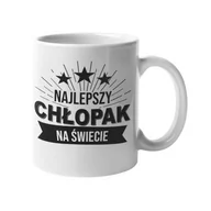 Gadżety dla niej i dla niego - Kubek na urodziny z napisem Najlepszy chłopak na świecie - miniaturka - grafika 1