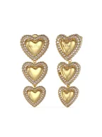 Kolczyki - Guess Kolczyki JUBE05 013JW Złoty - miniaturka - grafika 1