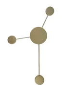 Lampy ścienne - Kinkiet ścienny Amadeo złoty LED 10W 3000K 1250lm dekoracyjny wym: 69 x 52 x 6 cm metal IP20 Rabalux - miniaturka - grafika 1