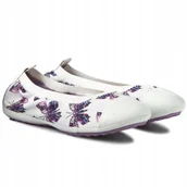 Baleriny - BUTY CZÓŁENKA GEOX BALERINKI J62B0B 0AN54 C1000 40 - miniaturka - grafika 1