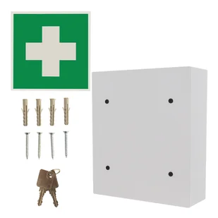 Rottner MK1 naścienna apteczka, biała - Apteczki i materiały opatrunkowe - miniaturka - grafika 5