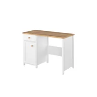 Biurka - Biurko SO-03 Story Lenart Biały, Dąb Nash - miniaturka - grafika 1