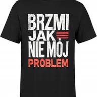 Koszulki męskie - TEMU Męska Koszulka z Zabawnym Polskim Napisem - "Bźrzy Mi Jak Ja" Humorowy Nadruk w J.Polsku, Lużny Fason Okrągły Dekolt Krótki Raglan - miniaturka - grafika 1