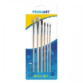 Akcesoria i części modelarskie - Starpak Pędzle naturalne kpl6szt PRIMA ART blister 323148 - miniaturka - grafika 1