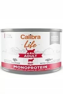 Calibra Cat Life Adult Beef 200 g - Mokra karma dla kotów - miniaturka - grafika 1