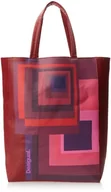 Torebki damskie - Desigual Bols Cuadro Shopping, torebka, Czarny (Noir (3004)), Taglia unica - miniaturka - grafika 1
