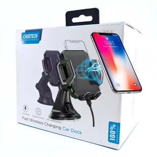 CHOETECH Ładowarka Samochodowa CHOETECH T521-S Czarny - Ładowarki samochodowe - miniaturka - grafika 1