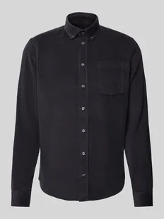 Koszula sztruksowa o kroju regular fit z kołnierzykiem typu button down model ‘ANTON’ - Koszule męskie - miniaturka - grafika 1