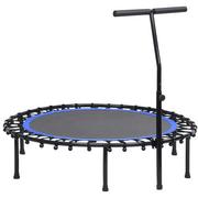 Trampoliny - vidaXL, Trampolina fitness z uchwytem, 122 cm - miniaturka - grafika 1