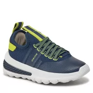 Buty dla chłopców - Sneakersy Geox J Activart Boy J45LTB 0159J CF43S S Navy/Lime Green - miniaturka - grafika 1