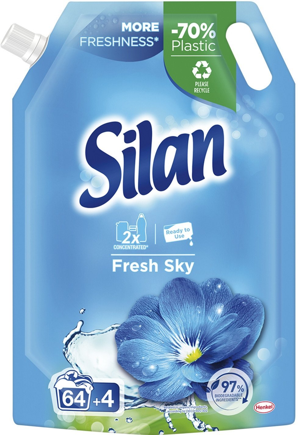 Płyn do płukania Silan Aromatherapy Fresh Sky Płyn do płukania 748 ml