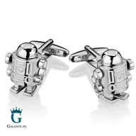 Spinki do mankietów i krawatów - Galante Spinki do mankietów X2 Ruchome Roboty AJ858/185 - miniaturka - grafika 1