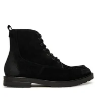 Botki męskie - Trzewiki Tommy Hilfiger Cleated W Moc FM0FM05599 Czarny - miniaturka - grafika 1