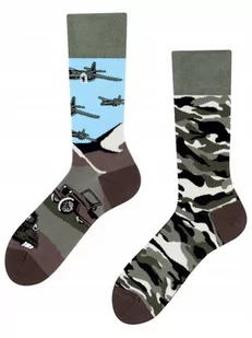 Skarpety TODO SOCKS Land of Tanks MORO CZOŁG 35-38 - Skarpetki dla dzieci - miniaturka - grafika 1