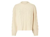 Swetry damskie - esmara® Sweter damski z dzianiny (Beżowy, S(36/38)) - miniaturka - grafika 1