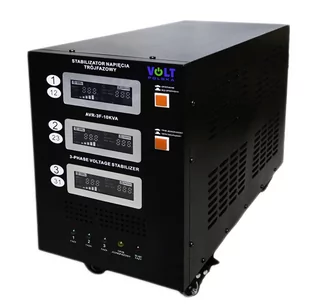 Stabilizator napięcia AVR PRO 10000 VA 3 fazy VOLT POLSKA - Akcesoria do agregatów prądotwórczych - miniaturka - grafika 1