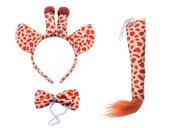 Dodatki do strojów karnawałowych - ZESTAW ŻYRAFA BRĄZOWY 3el - miniaturka - grafika 1