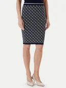 Spódnice - Guess Spódnica ołówkowa W4BD53 Z37K0 Granatowy Regular Fit - miniaturka - grafika 1