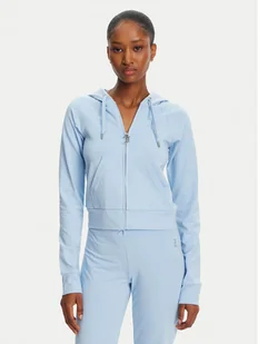 Juicy Couture Bluza Ola JCWAS125310 Błękitny Slim Fit - Bluzy damskie - miniaturka - grafika 1