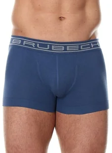 Brubeck Bokserki męskie shortbox Comfort Cotton niebieskie r. XL BX10050A - Majtki męskie - miniaturka - grafika 1