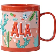 Kubki dla dzieci - Plastikowy kubek z imienim ALA - miniaturka - grafika 1