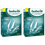 Środki do zmywarek - Ludwik Sól ochronna do zmywarek Zestaw 2 x 1.5 kg - miniaturka - grafika 1
