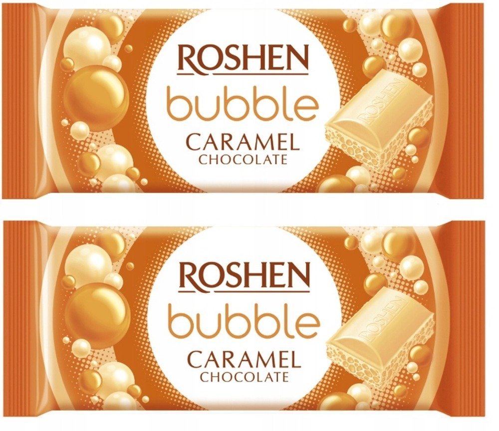 Czekolada karmelowa napowietrzana Roshen Bąbelki 80g