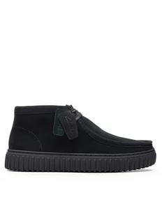Clarks Trzewiki Torhill Hi 26173664 Czarny - Botki męskie - miniaturka - grafika 1